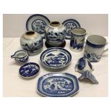 Damaged Blue and White Pieces