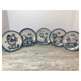 MA Hadley Pottery Plates
