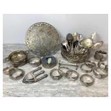 Assorted Silver Plate Items