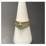 14 KT Ladies Emerald Ring