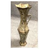 Metal Floor Vase with One Handle