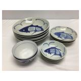 Chinese Koi Bowls