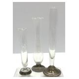 Sterling Silver Bud Vases