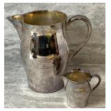 Silver Plate Pitchers