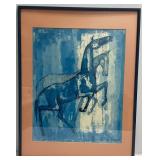 Horse Motif Framed Artwork
