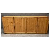 Large Pine Wall Cabinet