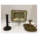 Vintage Gold-Tone and Wrought Iron