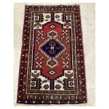 Geometric Balouch Hand Knotted Rug