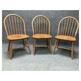 Set of Three Windsor Chairs