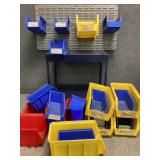Storage Bins and Wall Plate
