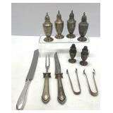 Sugar Cube Tongs, Meat Carving Set, Cake Knife