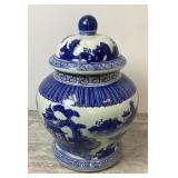 Blue and White Canton Ginger Jar