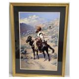 An Indian Trapper Framed Poster