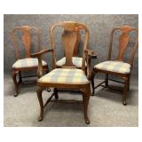 Set of Four Antique Dining Room Chairs