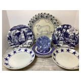 Blue and White Plate Collection