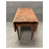 Antique Pegged Drop Leaf Table