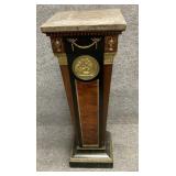 Louis XVI Style Marble Top Pedestal