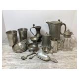 Miscellaneous Pewter Pieces