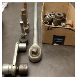 1 Inch Drive Ratchet and 3/4 inch Drive Sockets