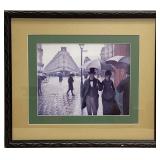 Paris Street Rainy Day Framed Print