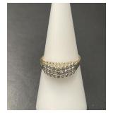 14 KT Diamond Dinner Ring