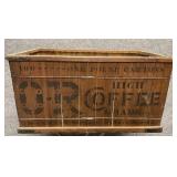 Antique Coffee Shipping Crate