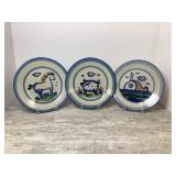 MA Hadley Pottery Plates