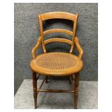 Antique Cane Bottom Chair