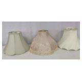 Three Decorative Lamp Shades