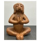 Concrete Meditating Dog