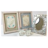 Framed Mirror, Small Prints, Salt & Pepper