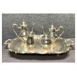 Silver Plate Tea Set