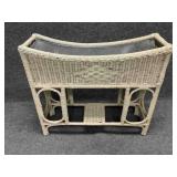 Vintage Wicker Plant Stand
