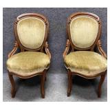 Pair of Victorian Hip Chairs