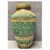 Large Majolica Style Vase