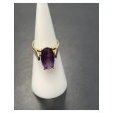 14 KT Vintage Amethyst Ring