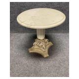 Marble Top Pedestal Table