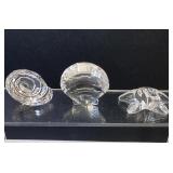 Swarovski Crystal Lot of Three Sea Baubles