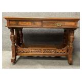 Beautiful Antique Library Table
