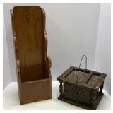 Antique Foot Warmer and Letter Holder