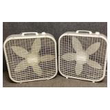 Pair of Lasko Box Fans