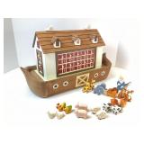 Vintage Wooden Noahï¿½s Ark Advent Calendar