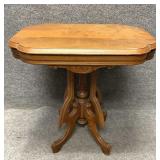 Walnut Victorian Table