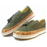 Green Orthopedic Slip On Shoes