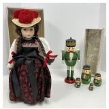German Doll, Nutcracker, Nesting Dolls