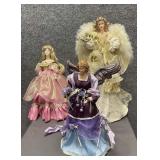 Doll and Two Treetop Angels