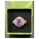 Djoy Sterling Amethyst Ring