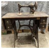 Antique Singer Treadle Sewing Machine