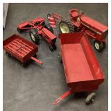 Vintage Ertl International Harvest Farm Toy Set