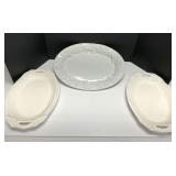 Three Serving Platters
